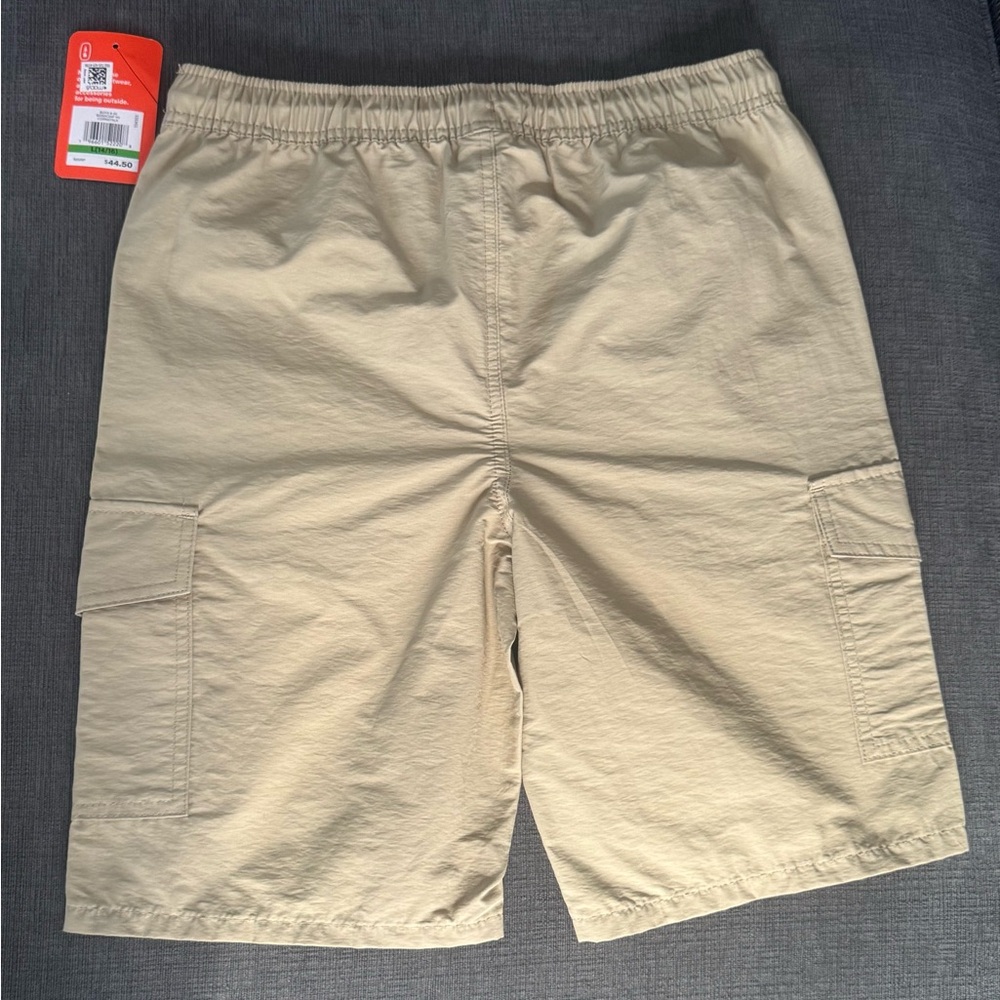 Outdoor Kids Tan Cargo Shorts Large 14/16 - Picture 2 of 2